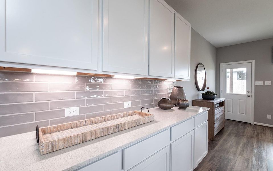 Furnished interior view inside a new home in Pecan Estates, Crosby (Image 11).