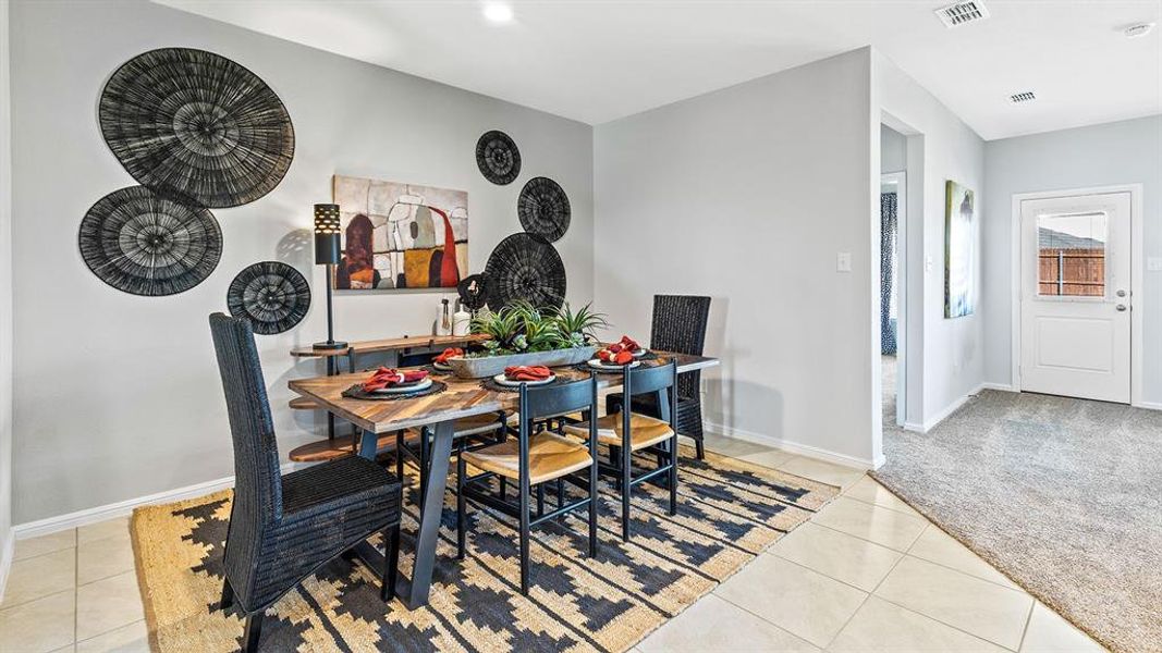 Furnished interior view inside a new home in Bella Vista, Granbury (Image 17).