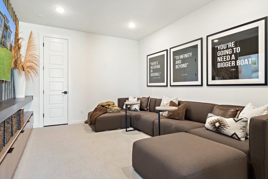 Furnished interior view inside a new home in Lagos Reserve, Manor (Image 21).