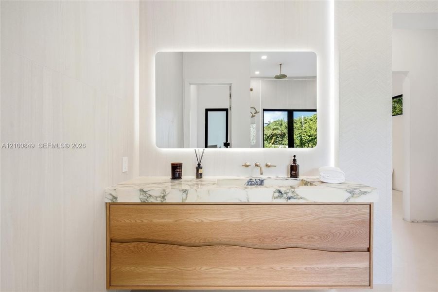 Close-up of interior finishes inside a home in , Palmetto Bay (Image 20).