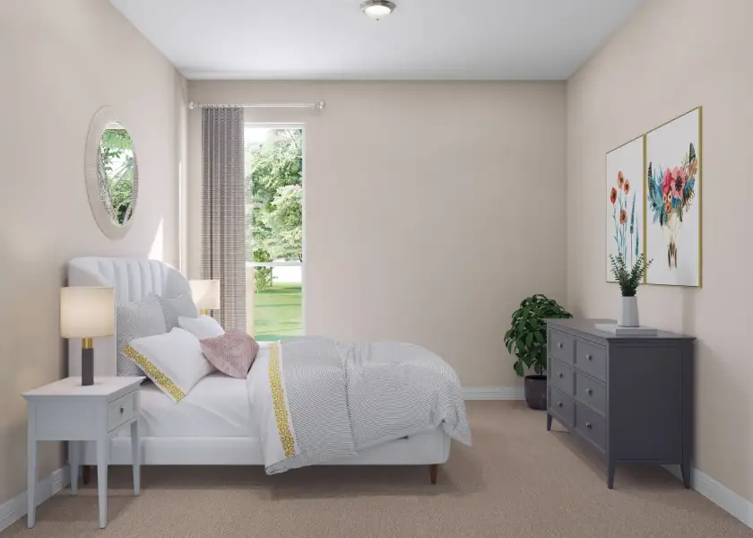 Furnished interior view inside a new home in Evergrove, Richmond (Image 13).