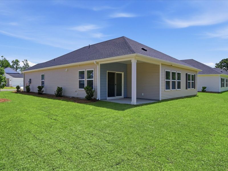 Exterior details and patio area of a home in Palmetto Place, Longs (Image 2). Exterior details and patio area of a home in Palmetto Place, Longs (Image 2).