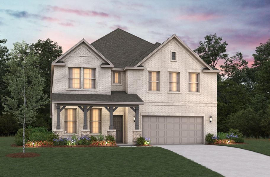 Representative exterior photo of a completed home built from the Laredo by Beazer Homes in Enclave at Legacy Hills, Celina, TX (Image 2).