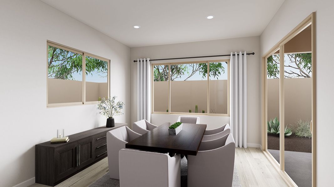 Representative furnished interior of a home built from the Parker Plan 5031 by Tri Pointe Homes in Abel Ranch, Goodyear (Image 5).