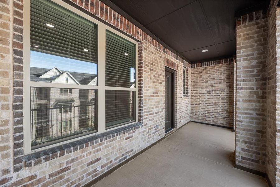 Exterior details and patio area of a home in , Frisco (Image 22).