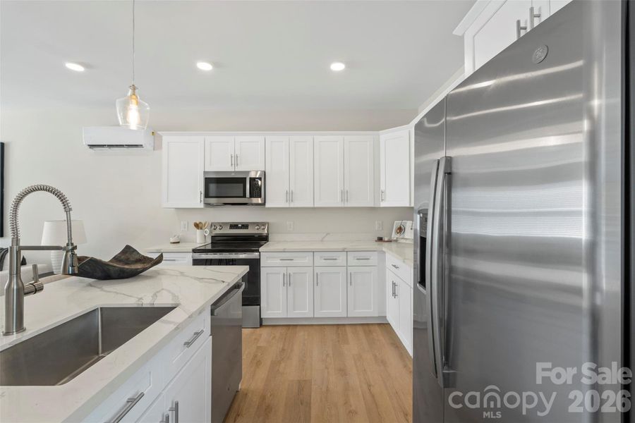 Furnished interior view inside a new home in , Charlotte (Image 8).