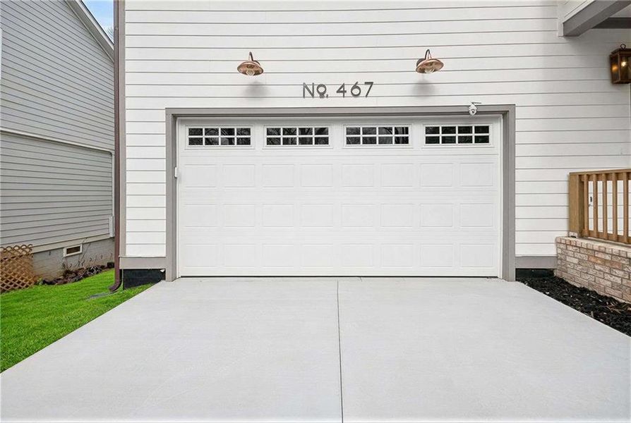 Exterior details and patio area of a home in , Atlanta (Image 4). Exterior details and patio area of a home in , Atlanta (Image 4).