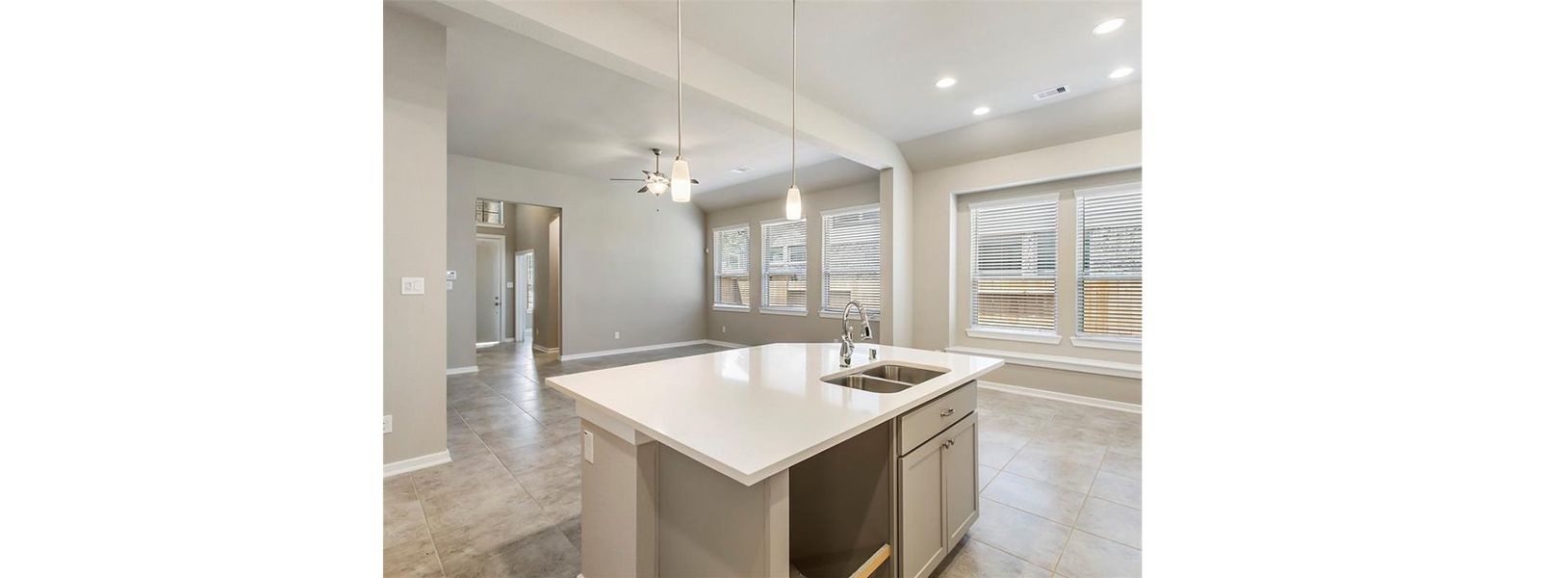 Furnished interior view inside a new home in Wood Leaf Reserve, Tomball (Image 5).
