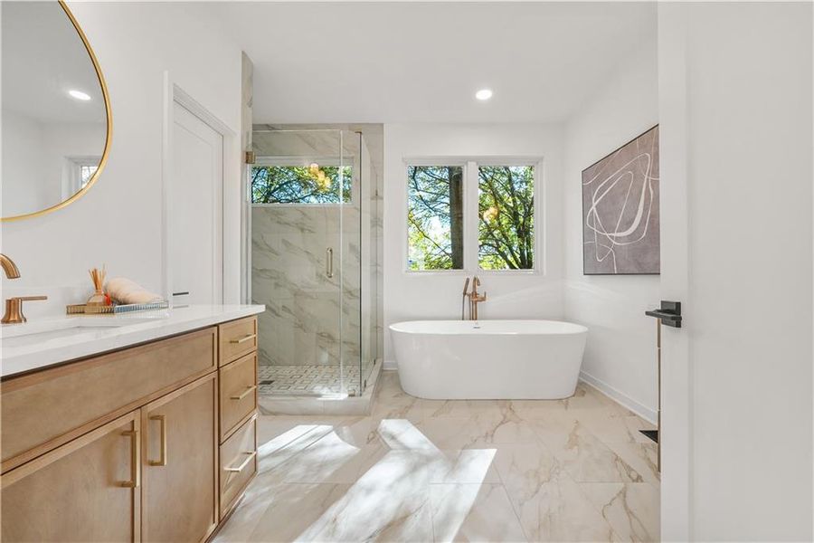 Furnished interior view inside a new home in , Atlanta (Image 12). Furnished interior view inside a new home in , Atlanta (Image 12).