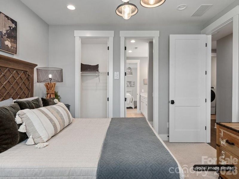 Furnished interior view inside a new home in , Huntersville (Image 23).