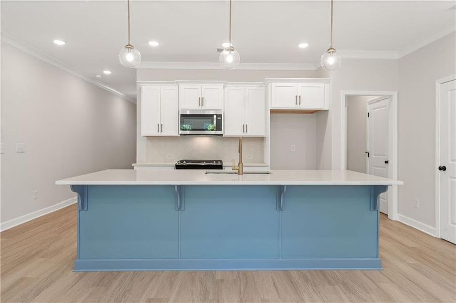 Furnished interior view inside a new home in Cherokee Township, Acworth (Image 8).