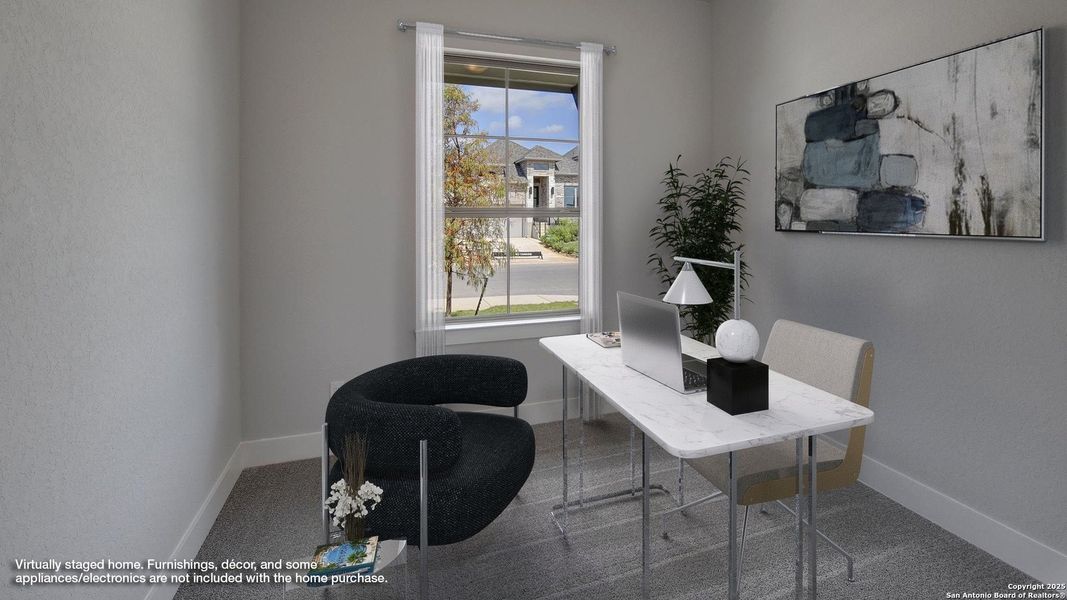 Furnished interior view inside a new home in Kallison Ranch 45', San Antonio (Image 10).