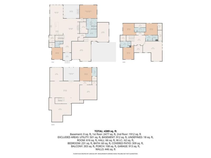 2D floor plan layout of this home in , Buford, GA (Image 42).