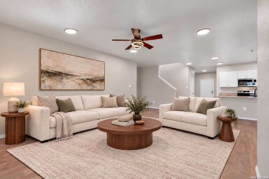 Furnished interior view inside a new home in , Seguin (Image 16). Furnished interior view inside a new home in , Seguin (Image 16).