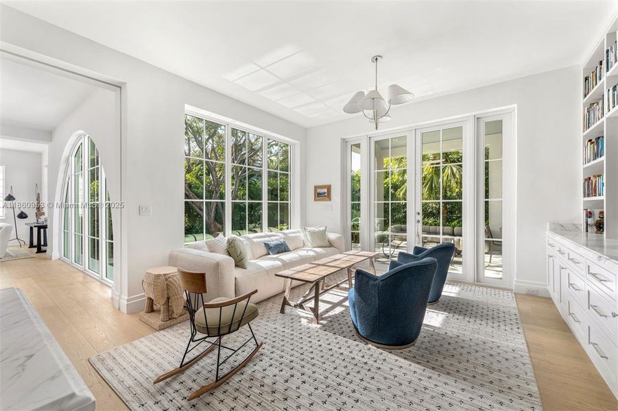 Furnished interior view inside a new home in , Key Biscayne (Image 18). Furnished interior view inside a new home in , Key Biscayne (Image 18).