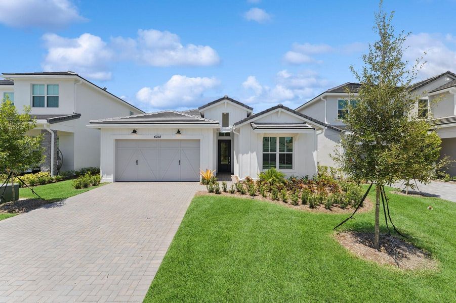 Furnished interior view inside a new home in Salerno Reserve - Single Family, Stuart (Image 14). Furnished interior view inside a new home in Salerno Reserve - Single Family, Stuart (Image 14).