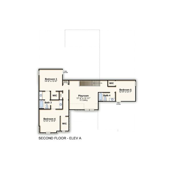 2D floor plan layout for the Bristol by Grant & Co in White Oak, Arlington, TN (Image 4). 2D floor plan layout for the Bristol by Grant & Co in White Oak, Arlington, TN (Image 4).