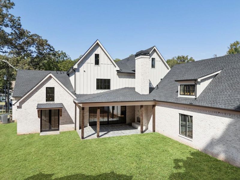 Front exterior of a new home in , Alpharetta, GA, highlighting curb appeal (Image 27).