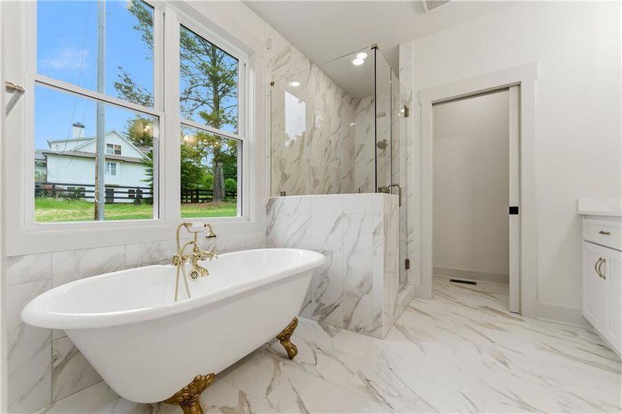 Furnished interior view inside a new home in , Canton (Image 18).