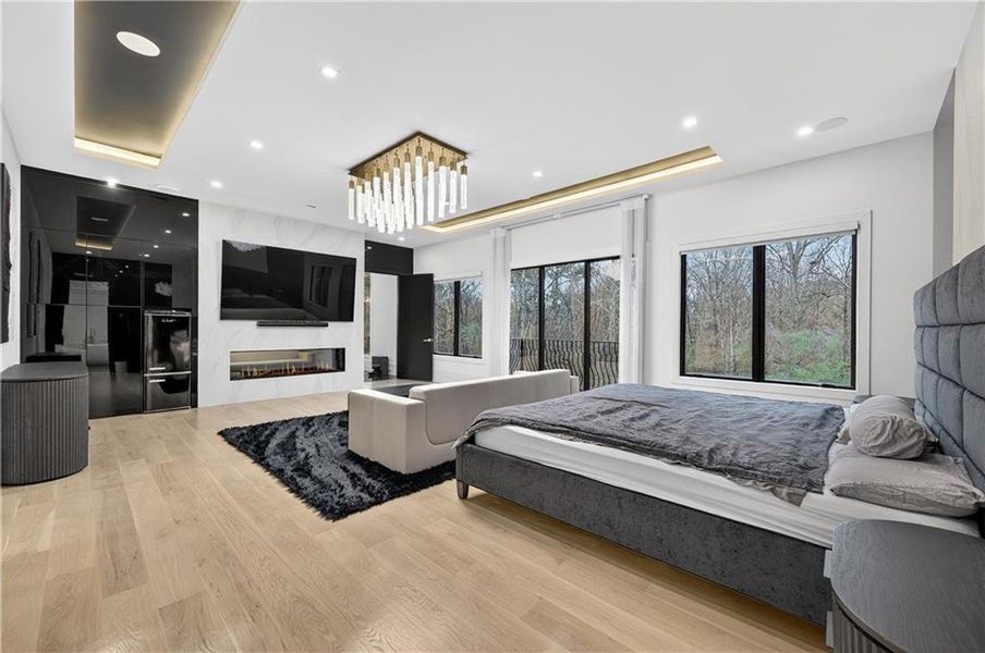 Furnished interior view inside a new home in , Suwanee (Image 18).