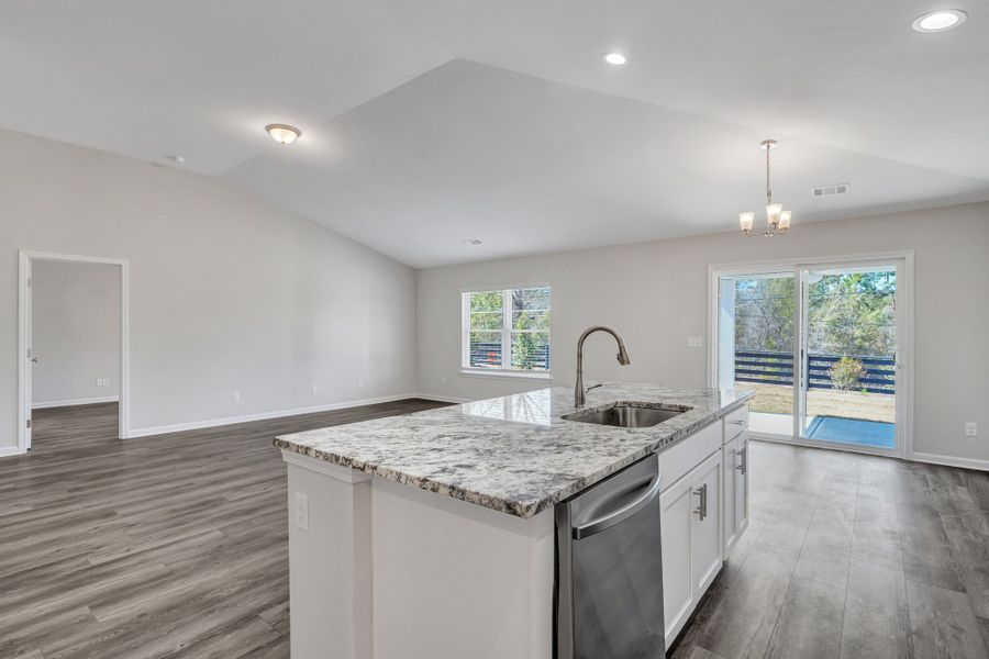 Furnished interior in a model home at Sweetwater in Brunswick (Image 17).