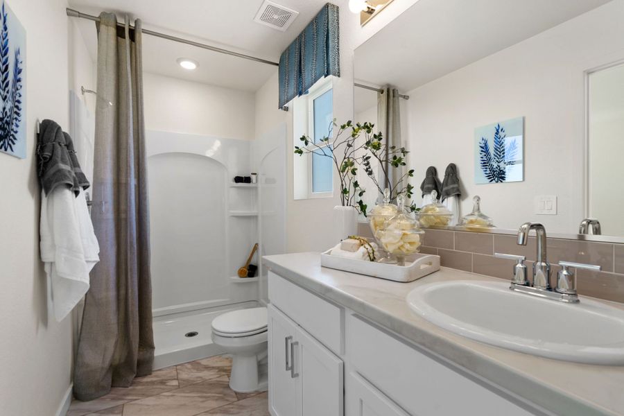 Furnished interior view inside a new home in Liberty Draw, Evans (Image 20).