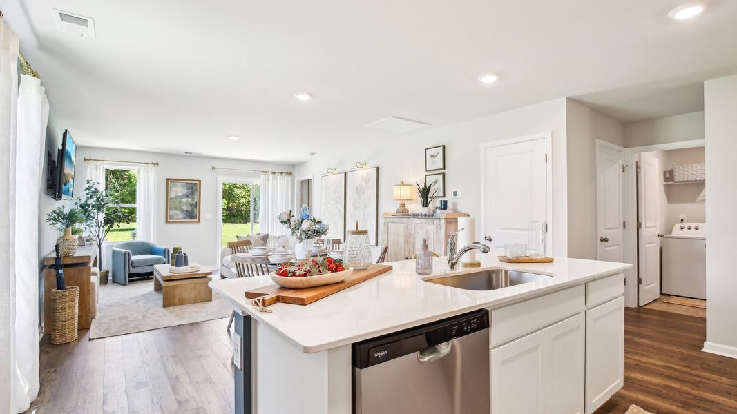 Furnished interior view inside a new home in Saddle Trace, Lewisburg (Image 18).