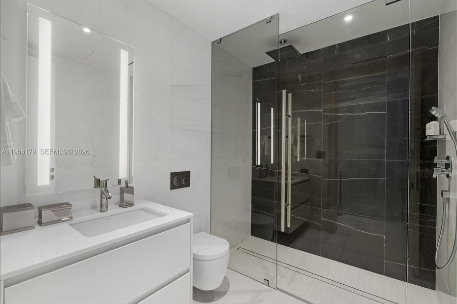 Furnished interior view inside a new home in , Miami (Image 14).