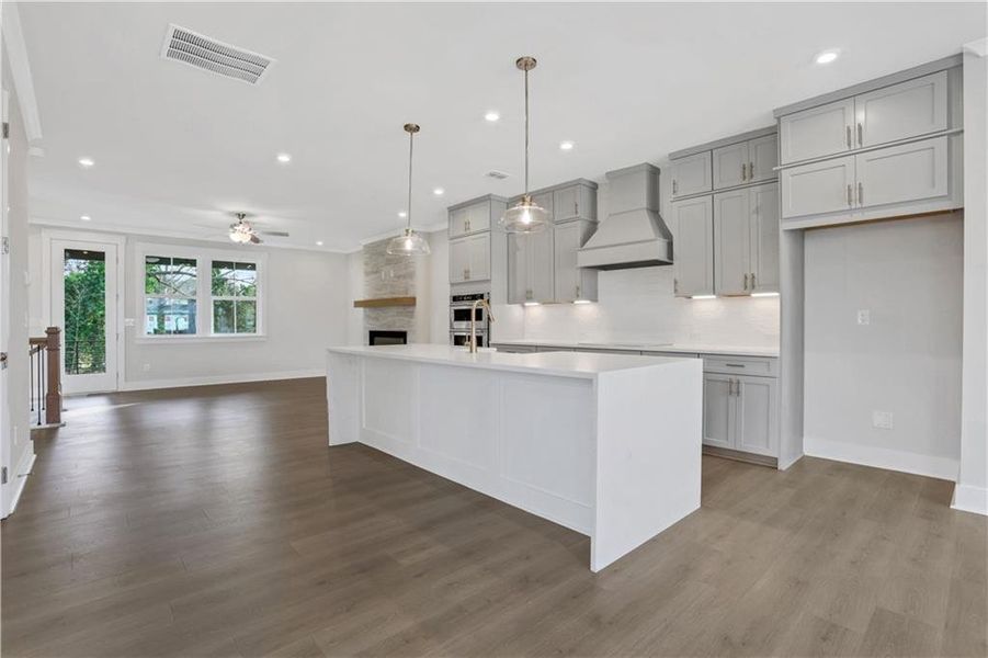 Furnished interior view inside a new home in The Groves at Myrtle, Roswell (Image 9).