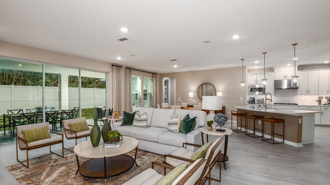 Furnished interior view inside a new home in Headwaters at Lofton Creek, Yulee (Image 6).