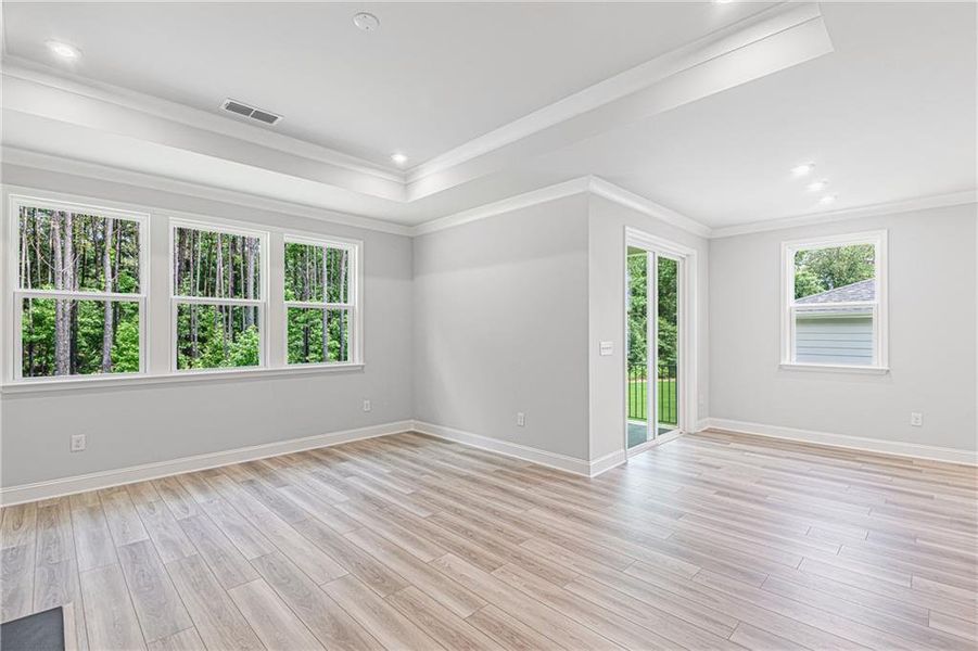 Spacious, unfurnished interior of a new home in Sun City Peachtree, Griffin (Image 20).