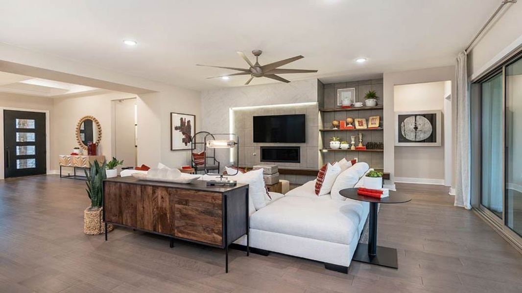 Representative furnished interior of a home built from the Bonita by Taylor Morrison in Avalon at Friendswood, Friendswood (Image 6).