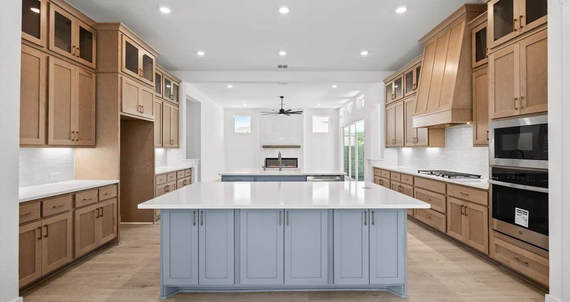 Furnished interior view inside a new home in Sweetwater, Austin (Image 7).