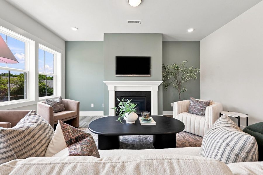 Furnished interior view inside a new home in Golden Gate, High Point (Image 9).