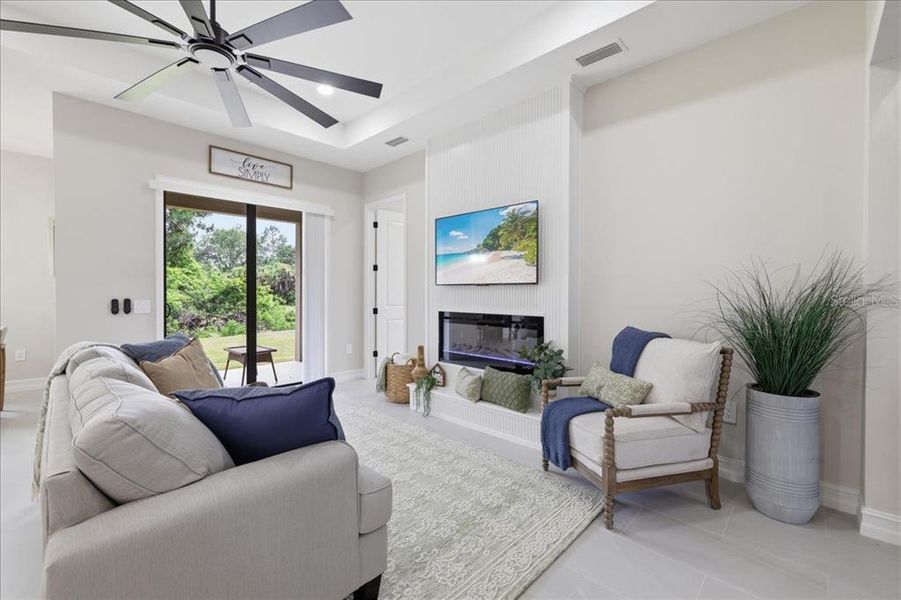 Furnished interior view inside a new home in , Lehigh Acres (Image 42).
