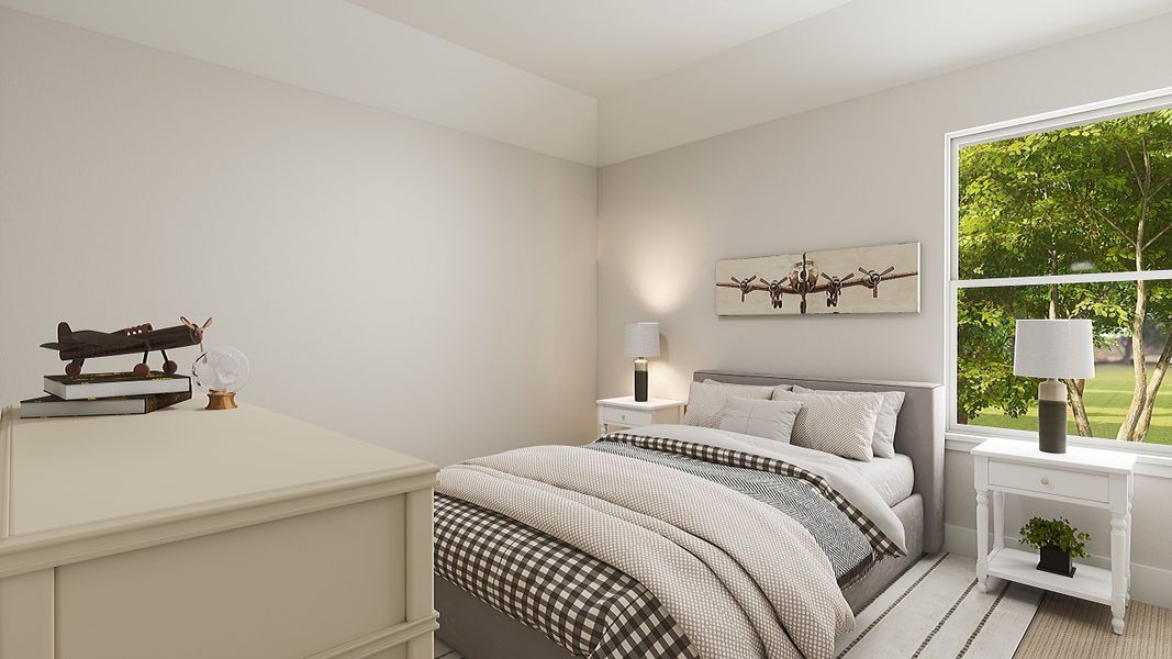 Representative furnished interior of a home built from the Avery by Tri Pointe Homes in The Meadows, Denton (Image 11).