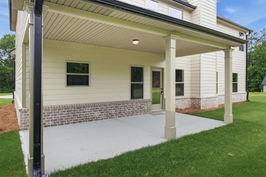 Exterior details and patio area of a home in , Stockbridge (Image 25).