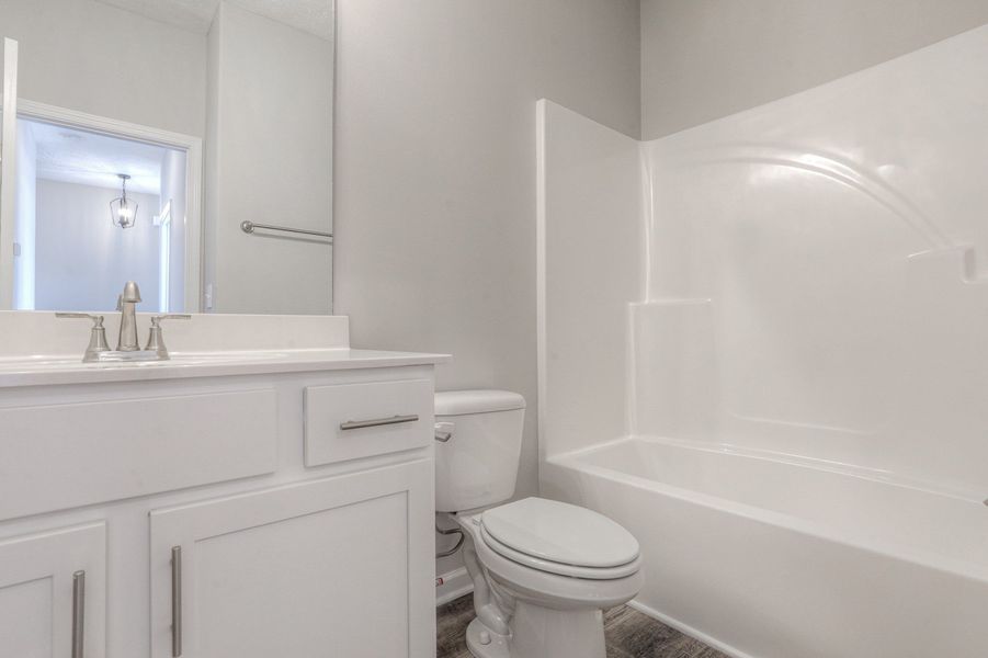 Furnished interior view inside a new home in Fox Run, Manchester (Image 5). Furnished interior view inside a new home in Fox Run, Manchester (Image 5).