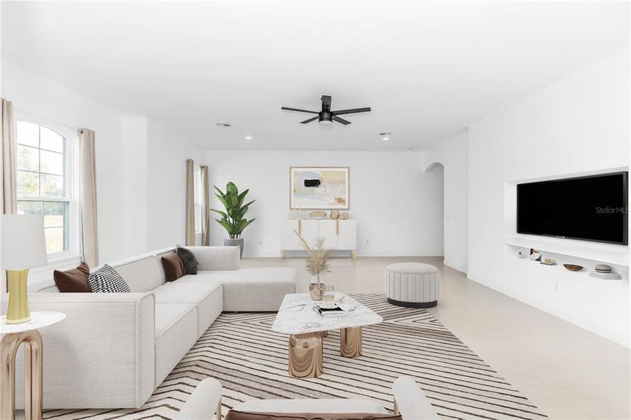 Furnished interior view inside a new home in , Orlando (Image 7).