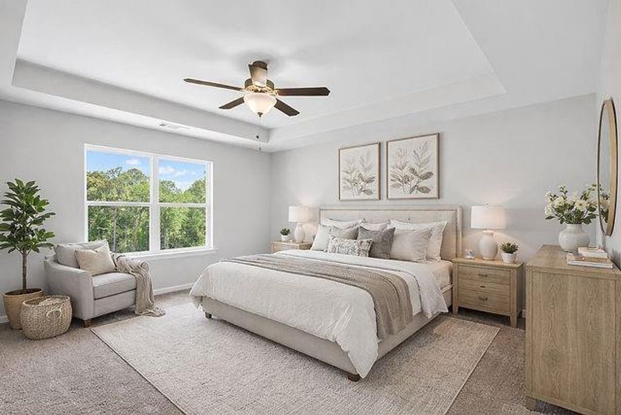 Furnished interior view inside a new home in Austin Ridge, Commerce (Image 17).