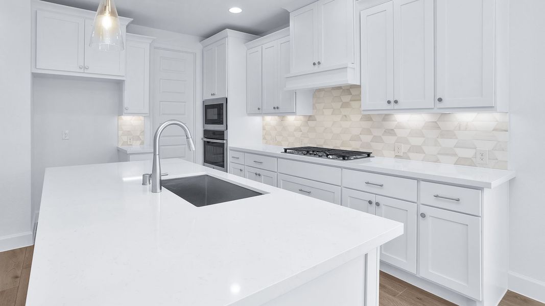 Furnished interior view inside a new home in Elyson, Katy (Image 4).