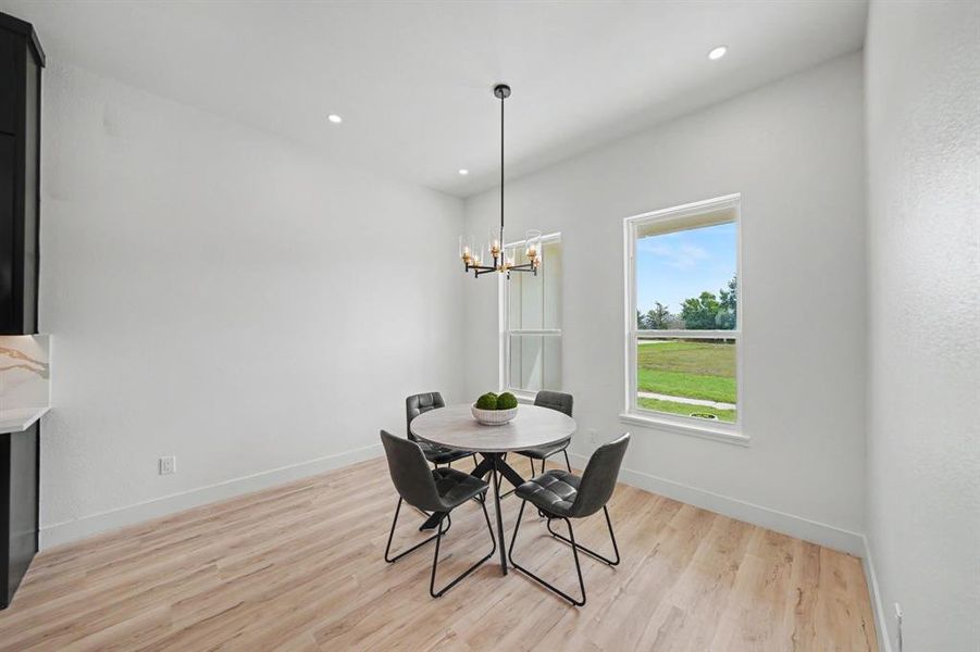 Furnished interior view inside a new home in , Celeste (Image 8).