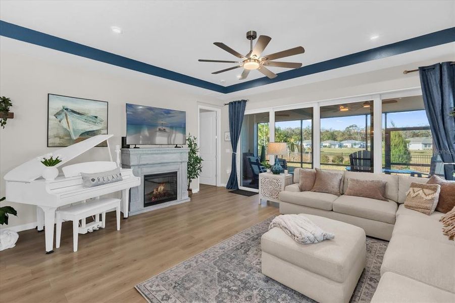 Furnished interior view inside a new home in , Deland (Image 7).