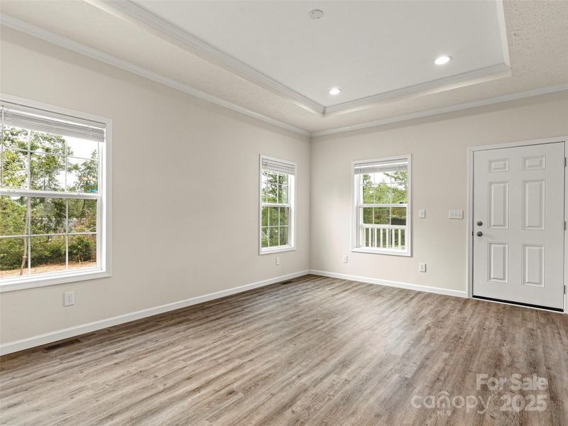 Spacious, unfurnished interior of a new home in , Hendersonville (Image 13).