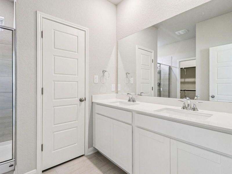 Furnished interior view inside a new home in Kallison Ranch, San Antonio (Image 10).