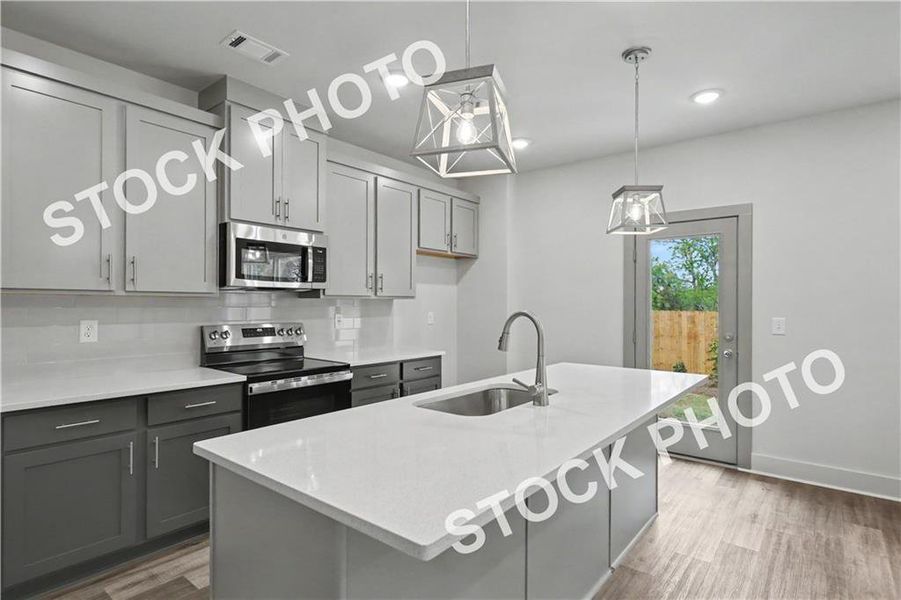 Furnished interior view inside a new home in , Norcross (Image 7).