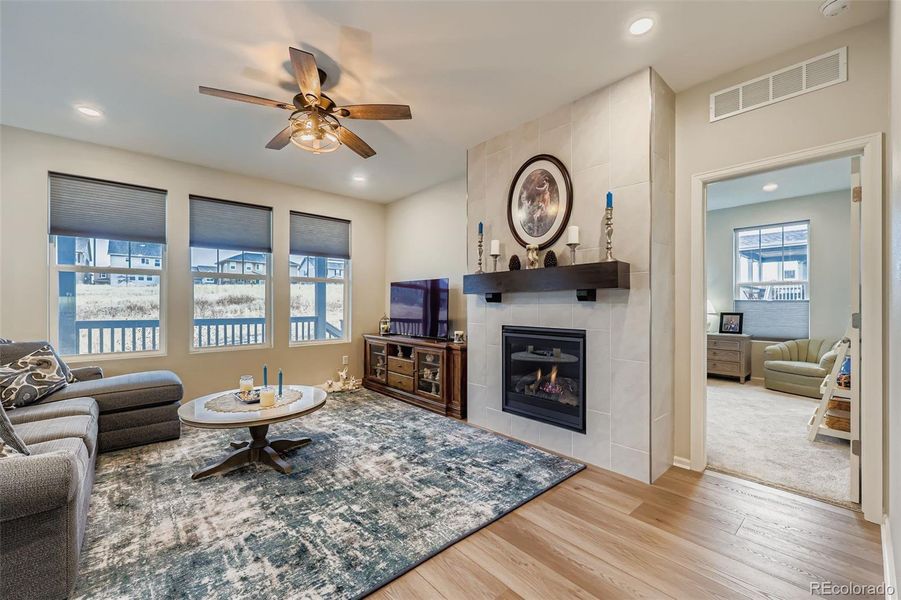 Furnished interior view inside a new home in , Castle Rock (Image 11).