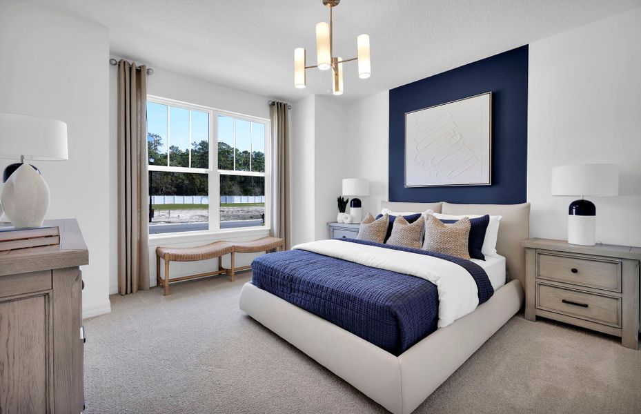 Furnished interior view inside a new home in Wingate Landing, Jacksonville (Image 27).