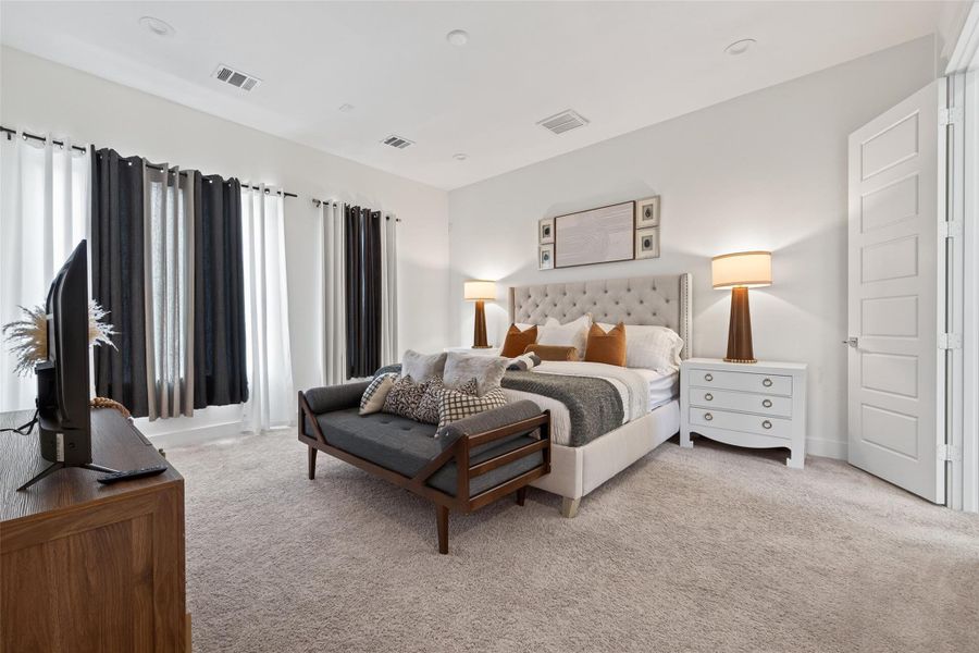 Furnished interior view inside a new home in , Houston (Image 15).