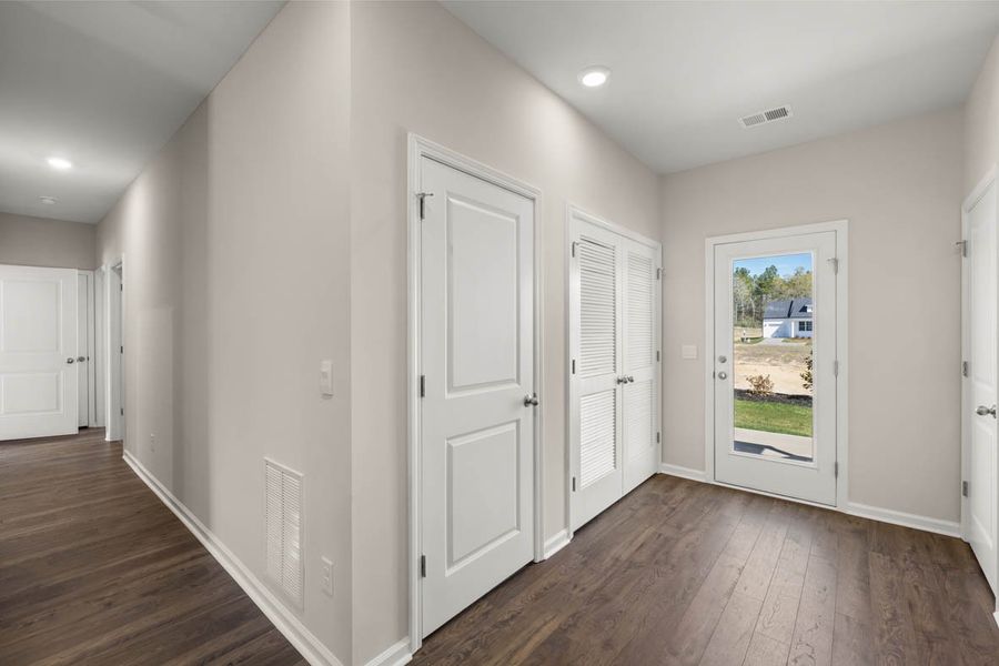 Representative unfurnished interior of a home built from the Calloway 3 by D.R. Horton in Byrd Village, Graniteville (Image 20).